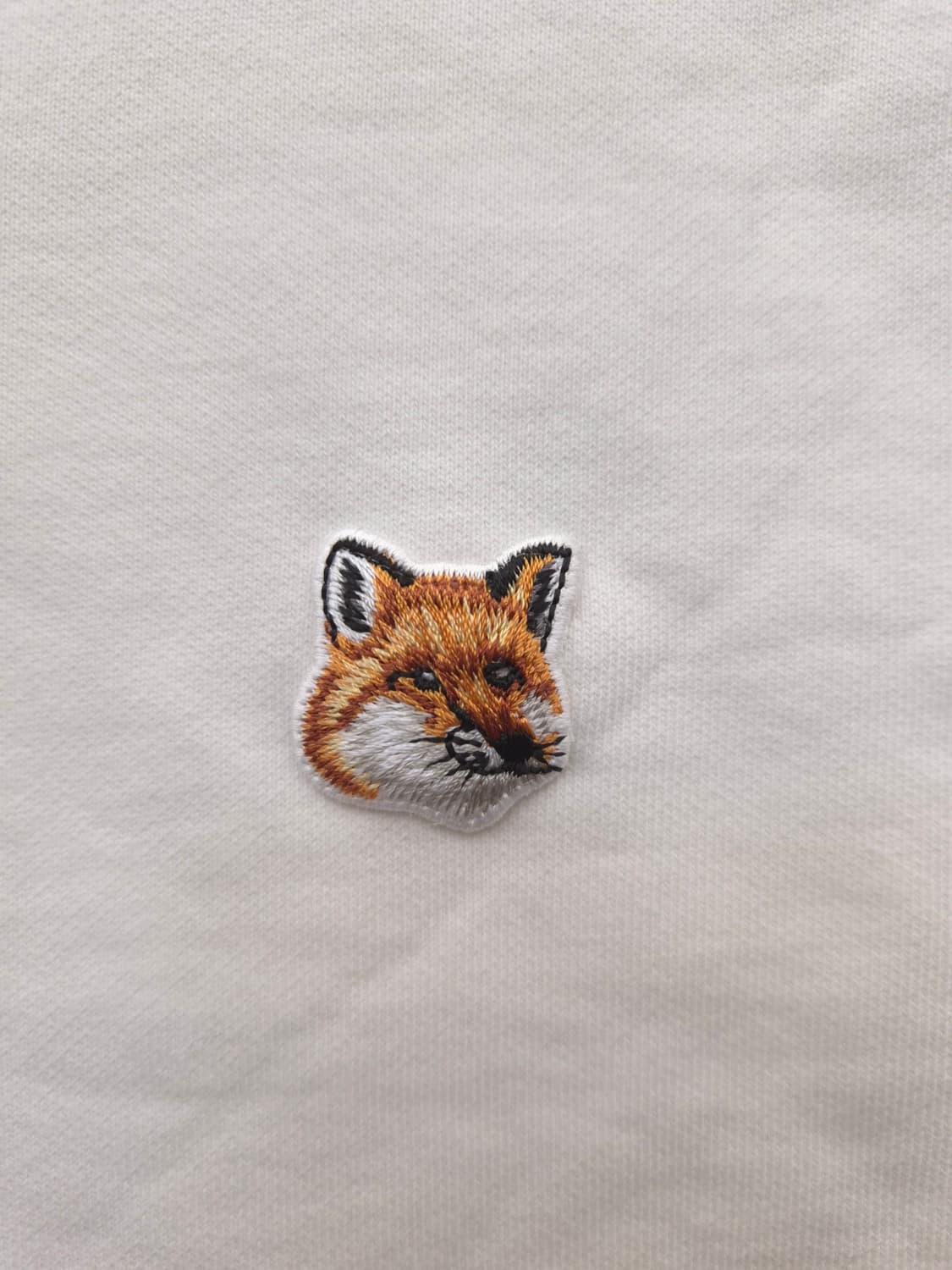 메종키츠네 폭스 헤드 맨투맨 화이트 L 상품이미지3