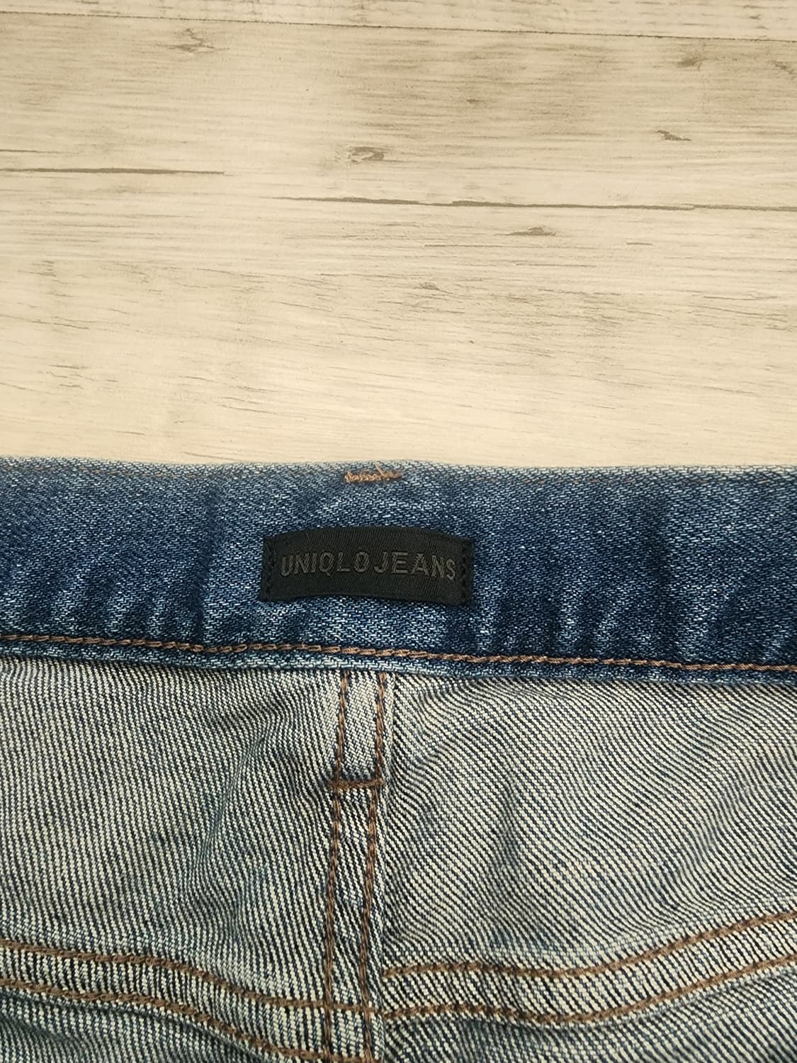 UNIQLO 유니클로 중청 스판 데님 팬츠 팜. (33~34)인치 청바지 상품이미지5