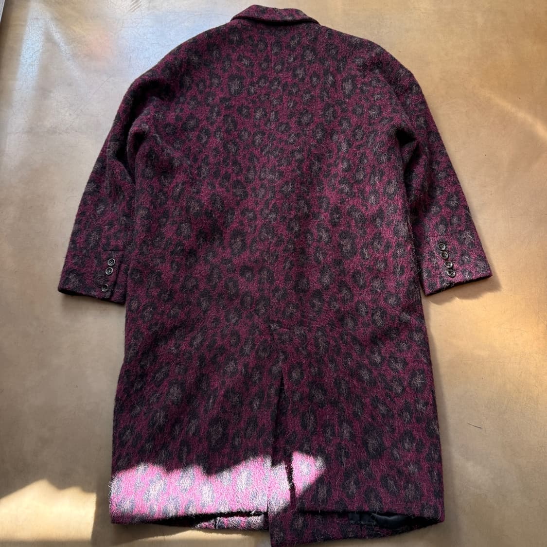 히스테릭 글래머 퍼플 레오파드 헤어리 코트 상품이미지5