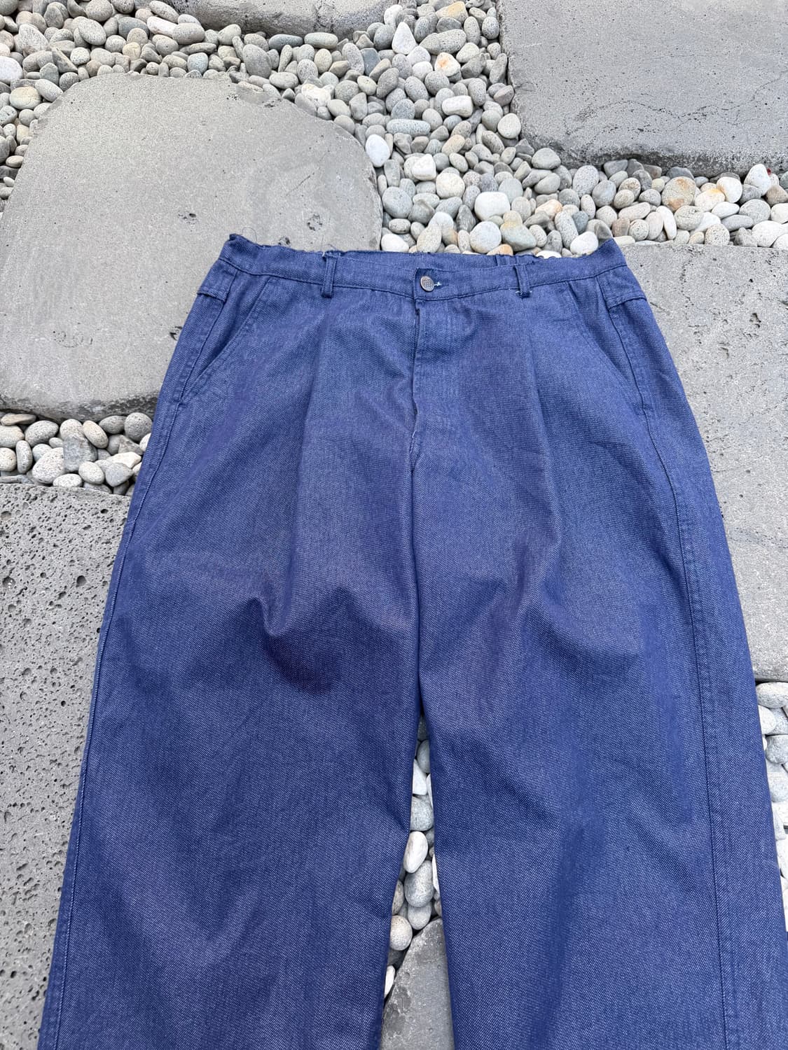 1990s LE CEDRE DENIM FRENCH 데님 프렌치 와이드팬츠 상품이미지3