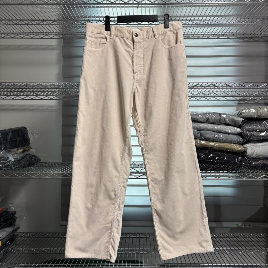 34) the row 더로우 ross 코듀로이 팬츠 오프화이트 상품이미지1