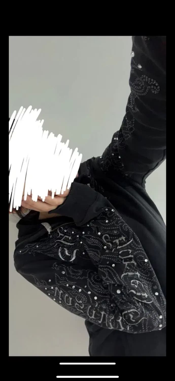 할리데이비슨 y2k 빈티지 후드집업 블랙 상품이미지6