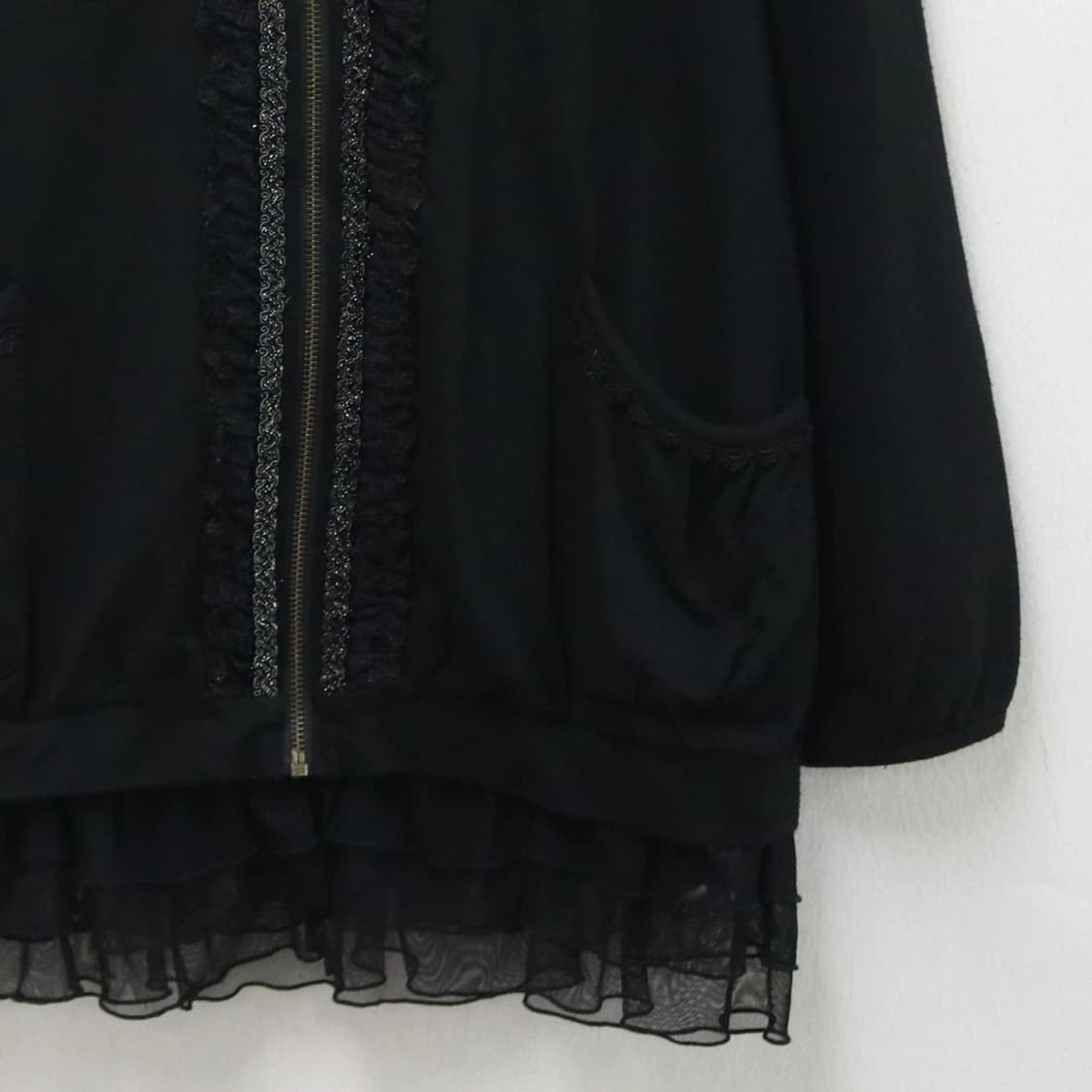 엑시즈 팜  오네갸루 레이스 후드 집업 62373 상품이미지4