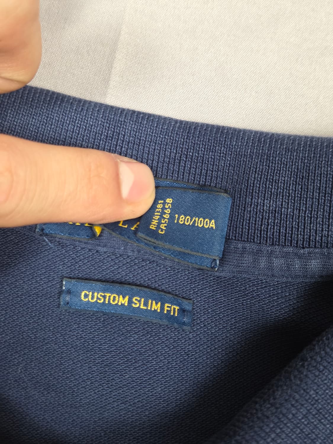 [폴로 랄프로렌] 커스텀 슬림 핏 포니 반팔 카라티 | S00089 상품이미지4