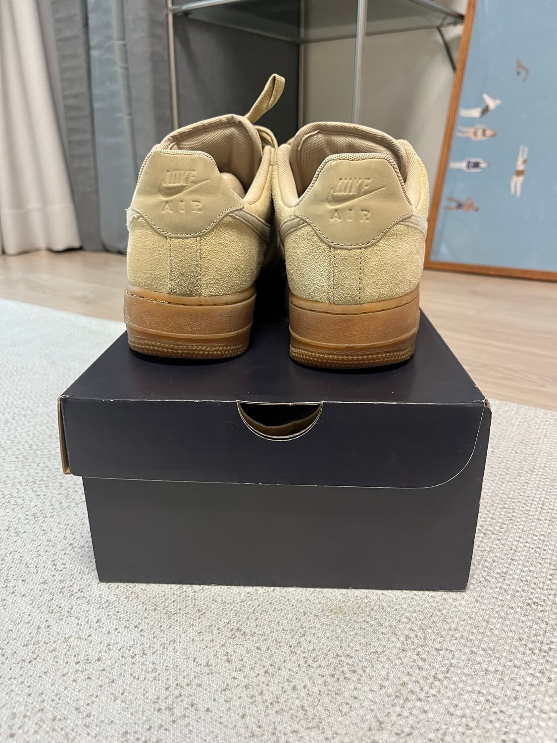 나이키 에어포스1 '07 LV8 스웨이드 머쉬룸 250 상품이미지4