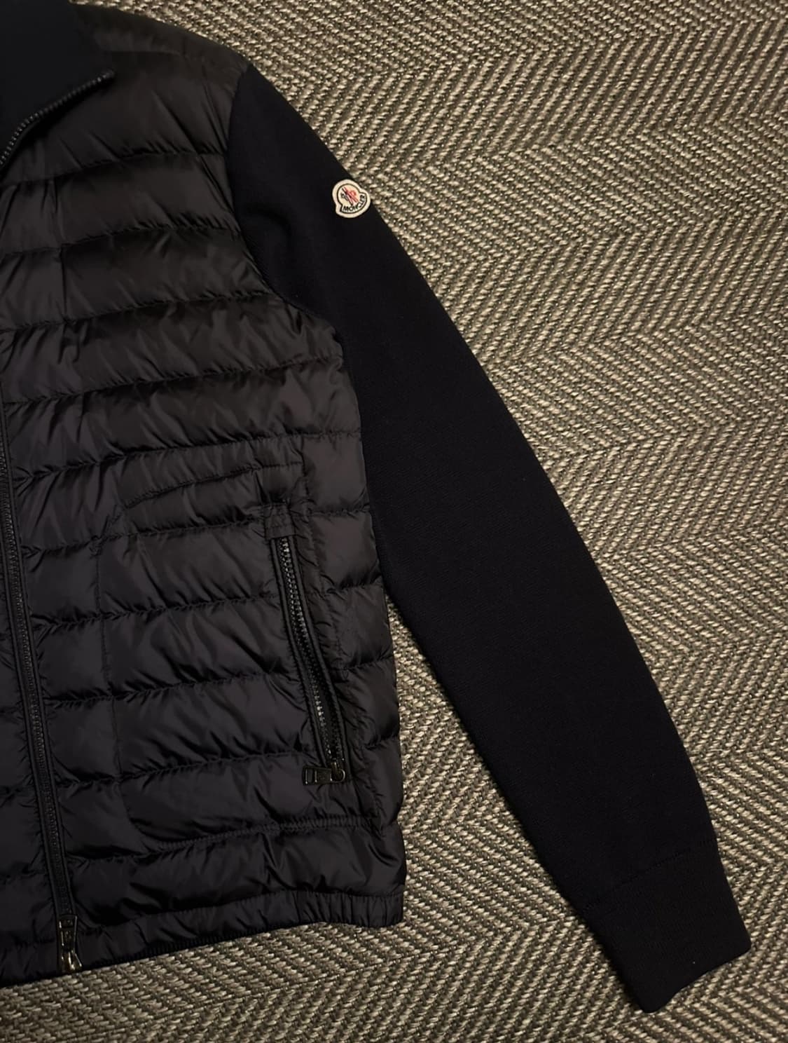 몽클레어 니트패딩 S 네이비 상품이미지2