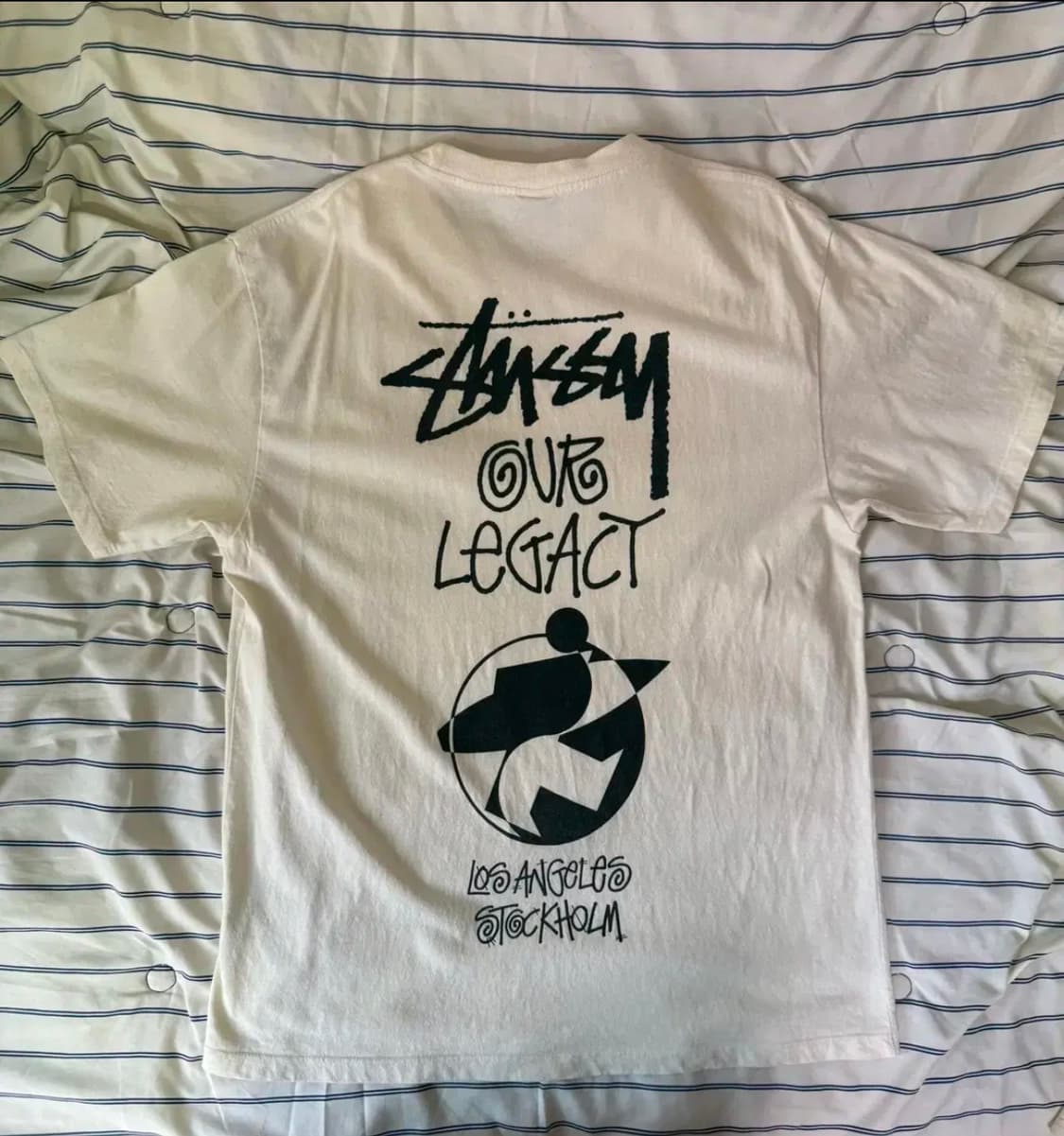 [스투시x아워레가시] 서프맨2 피그먼트 다이드티셔츠 내츄럴 L 상품이미지2