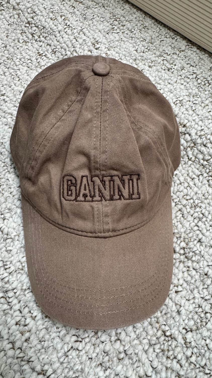 GANNI 볼캡 블랙/브라운 일괄 상품이미지2