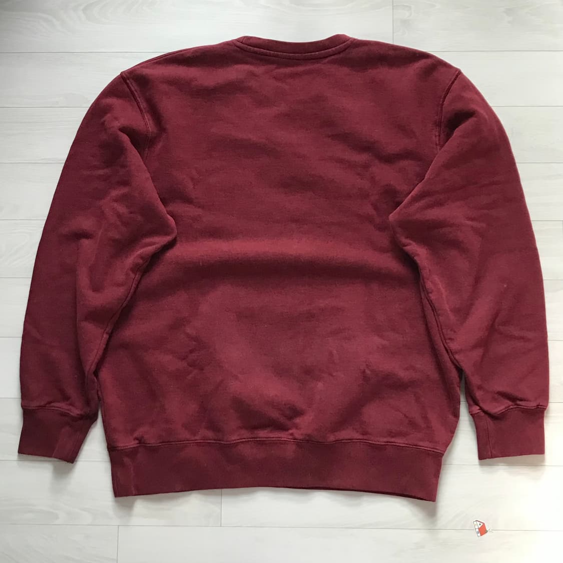 브랜디멜빌 버건디빅사이즈 맨투맨 상품이미지2