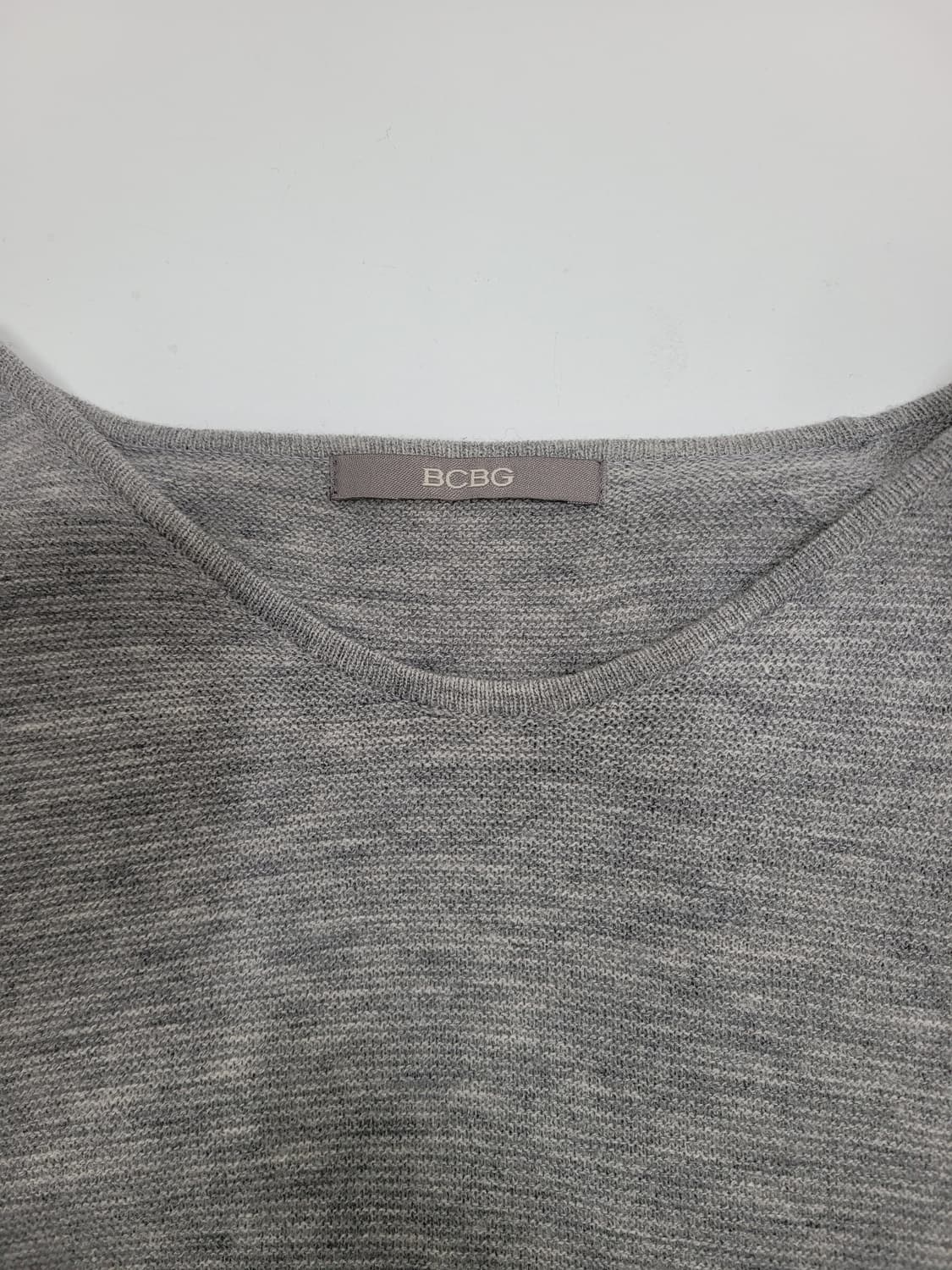 BCBG 양모 니트 롱 원피스  / 여 85-94-155 그레이 상품이미지4