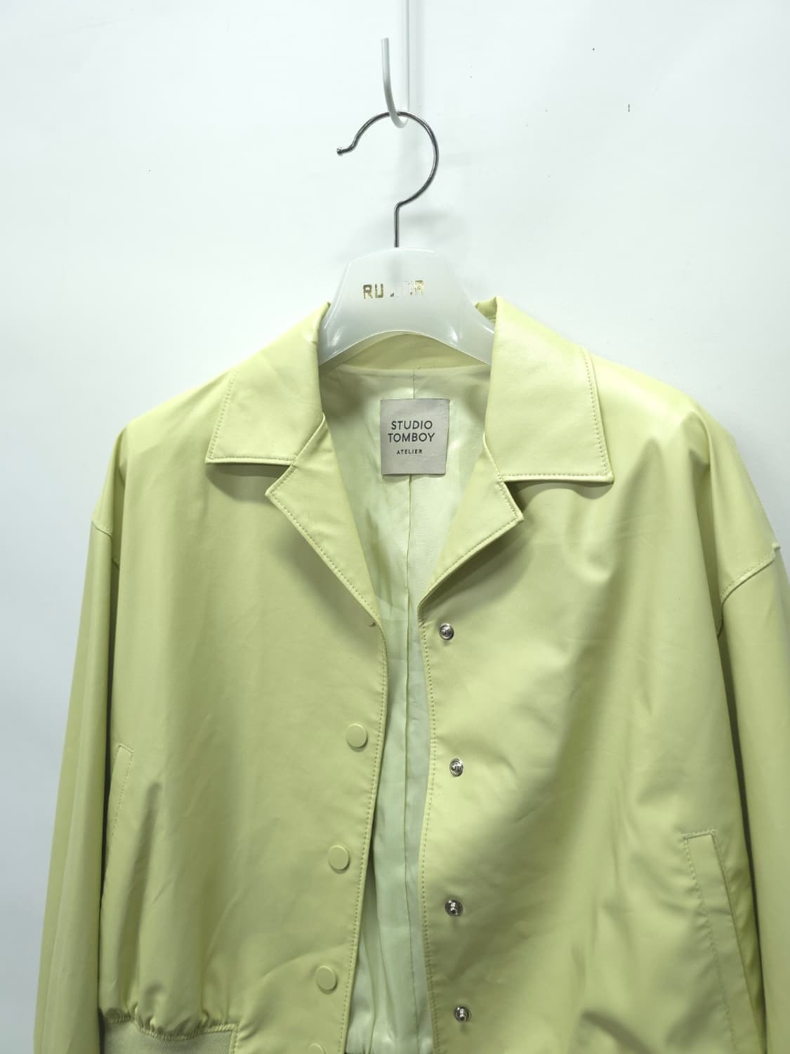 스튜디오 톰보이 아뜰리에 라인 크롭 레더 자켓(55) 상품이미지3