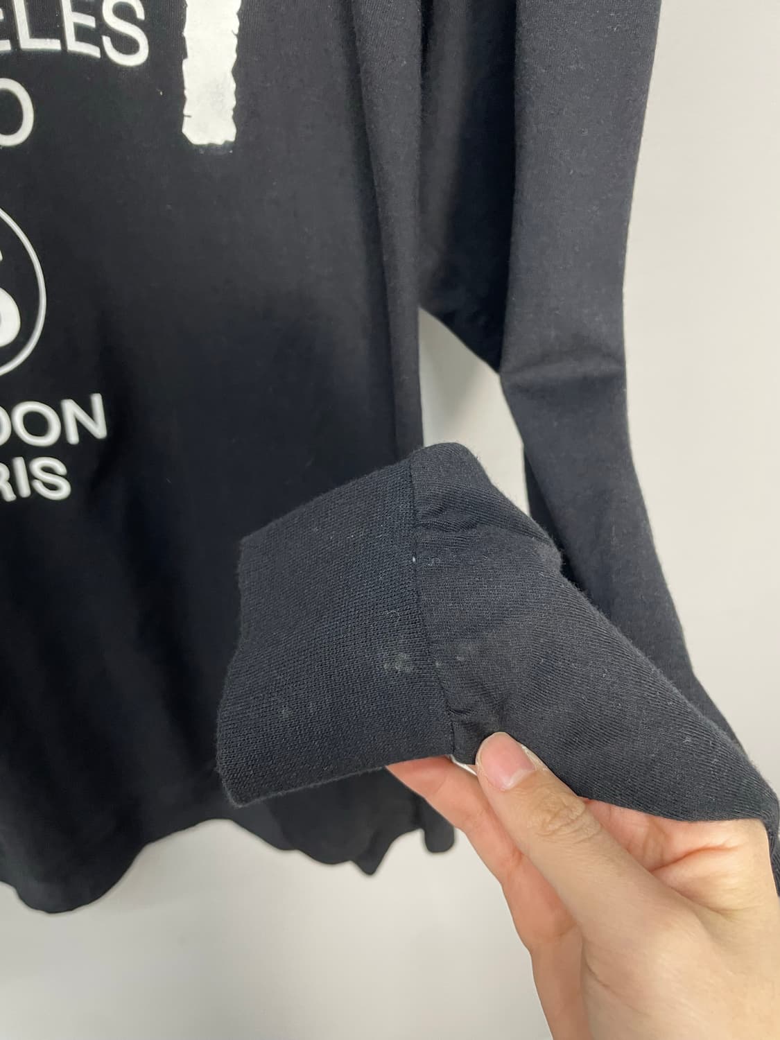 스투시 월드투어 블랙 롱 슬리브 H1392 상품이미지9