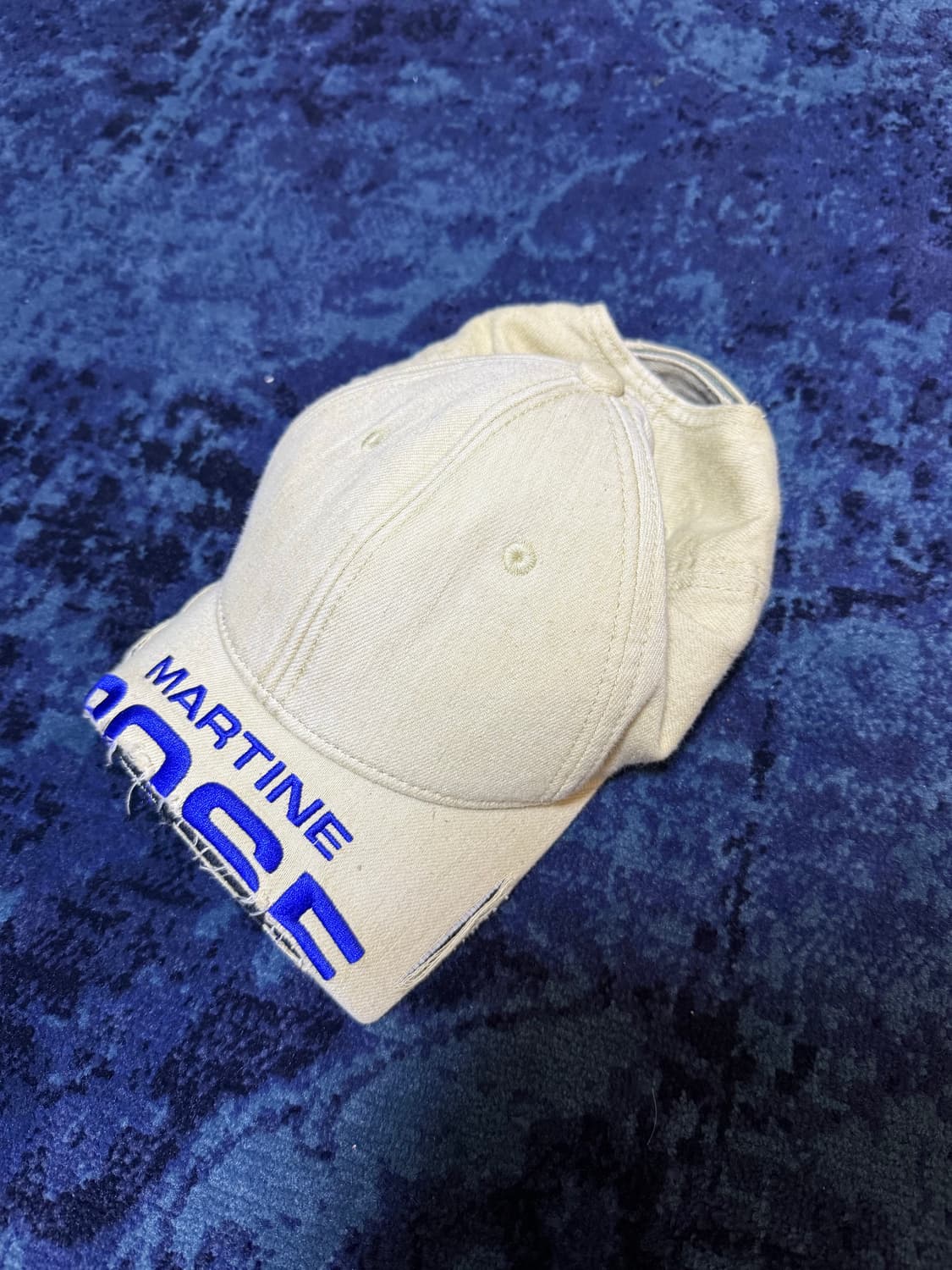 [OS]Martine rose cut peak cap Beige 상품이미지2