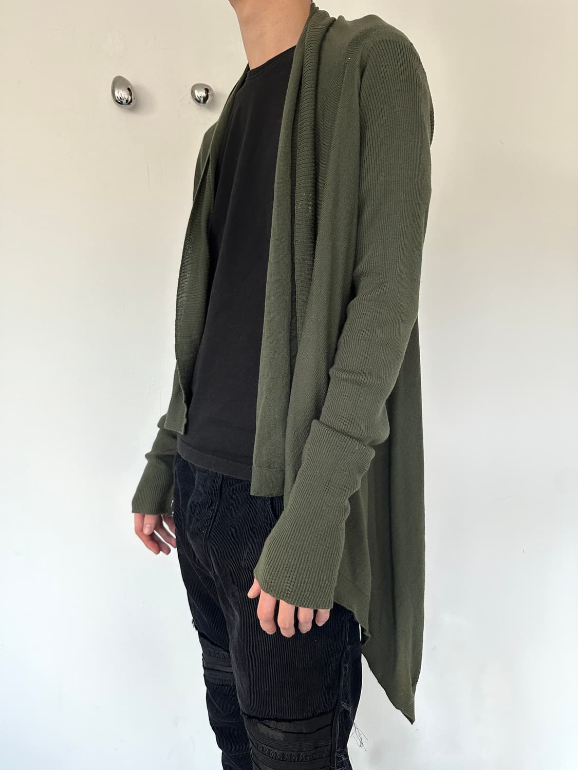 릭오웬스 2016 립 니트 가디건 상품이미지2