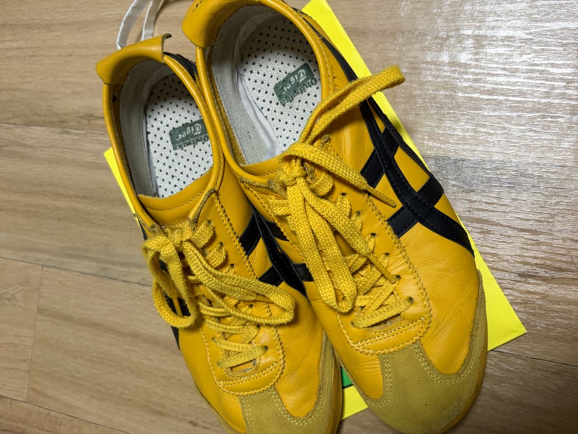 오니츠카 타이거 멕시코 66 옐로우 블랙 255 상품이미지2