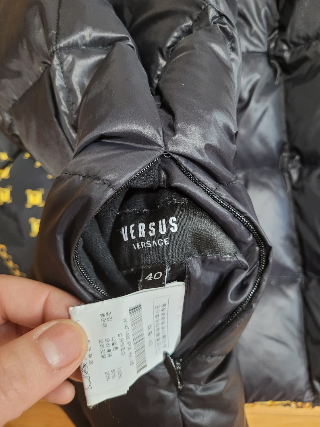 정품 베르사체 베르수스 패딩 상품이미지7