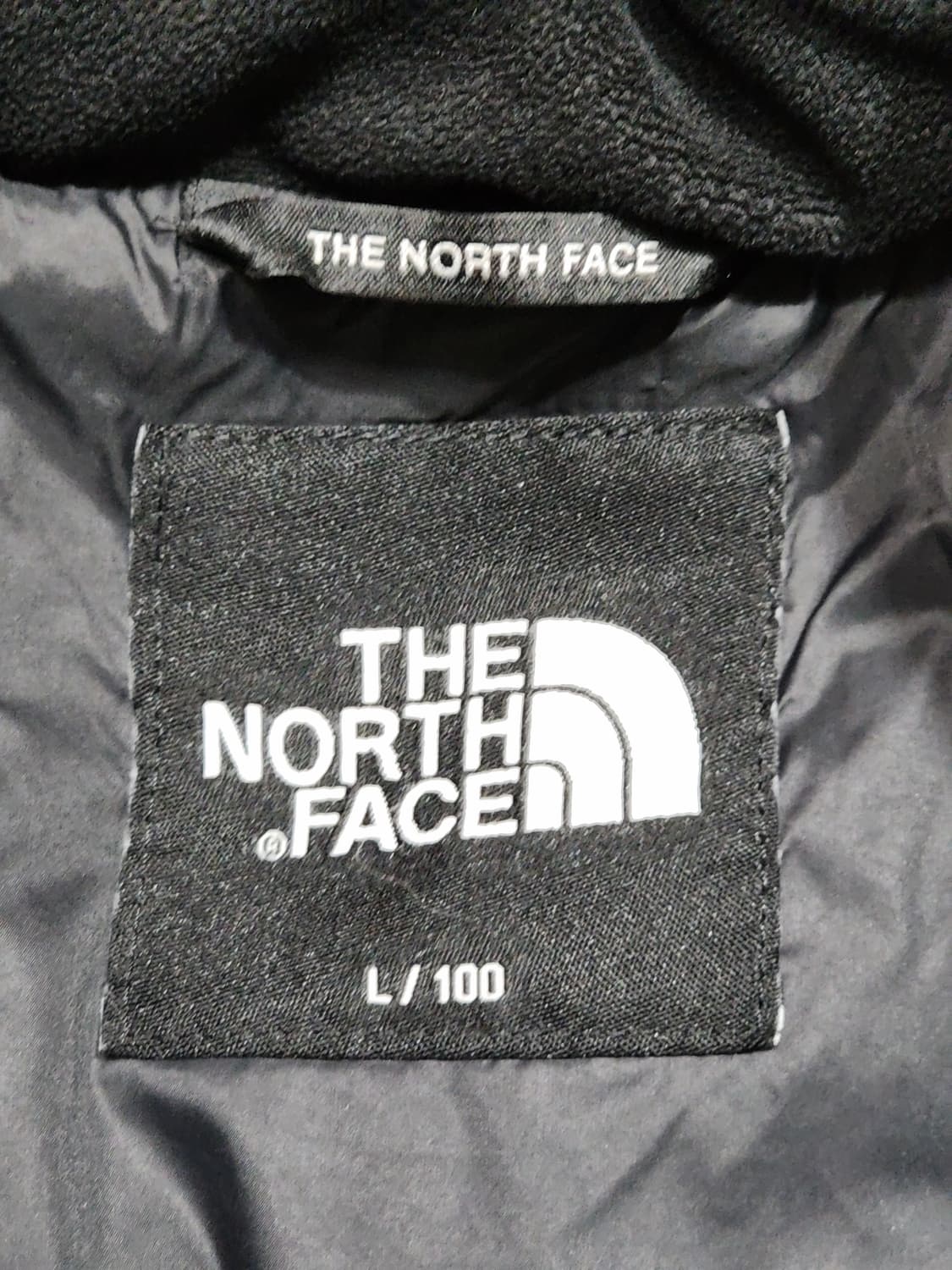 (L) 노스페이스 거위털 롱패딩 점퍼 블랙 구스다운 패딩코트  상품이미지3