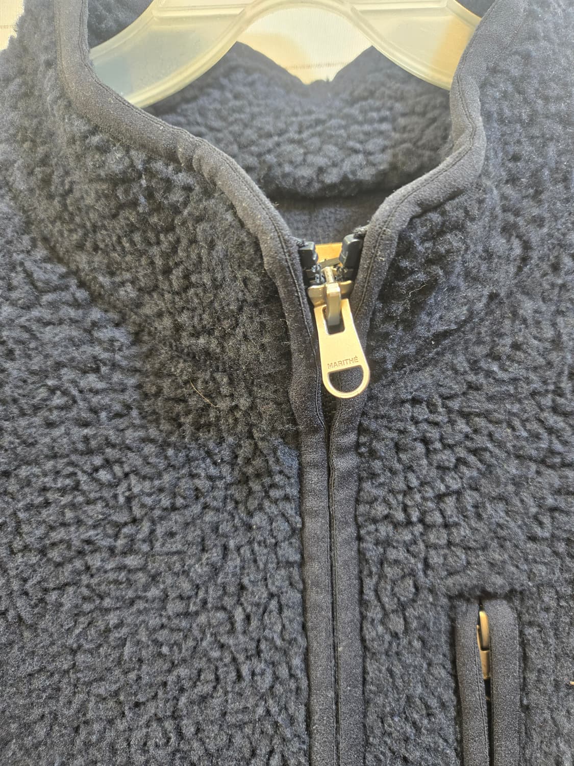 마리떼 프랑소와 Sport 플리스 베스트 네이비 상품이미지3