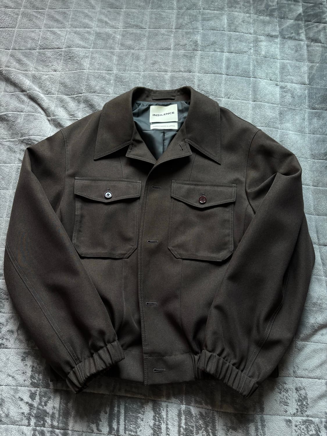 인사일런스 SASAKI 포인티드 칼라 블루종 L 상품이미지1