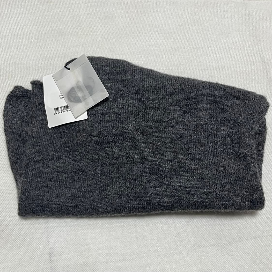 [XS]팔로마울 Aurum 모헤어 비대칭 니트/차콜 상품이미지2