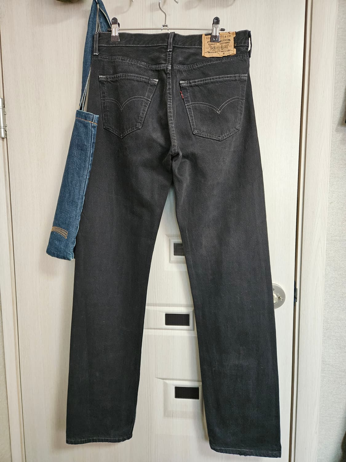 유럽 리바이스 501 블랙진 32x34 상품이미지2