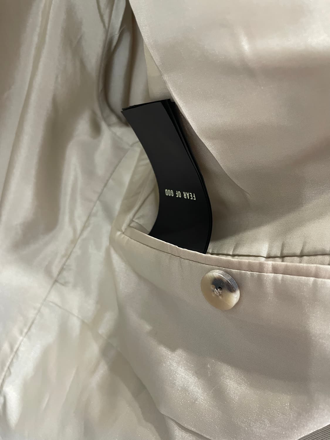 피어오브갓 이터널 수트 블레이저 베이지 50 상품이미지5