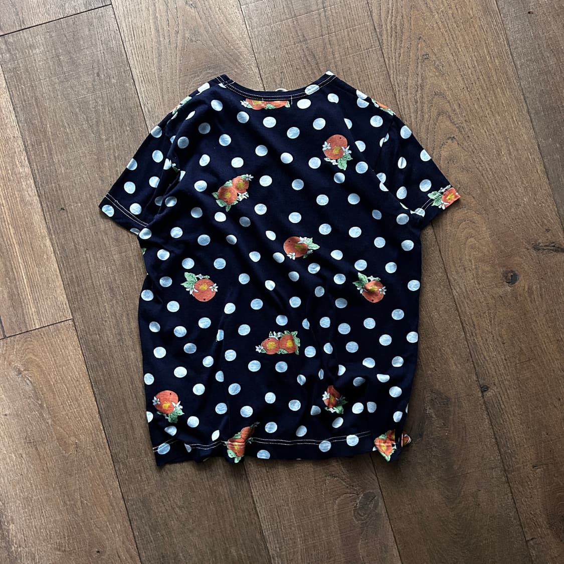Dot Orange Printing Half T 상품이미지7