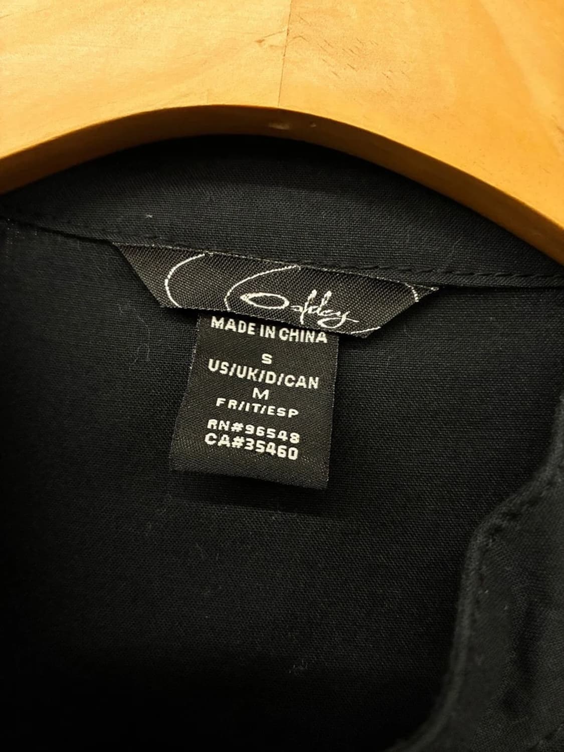 오클리 00's 블랙 테크 집업 블루종 PN9797 상품이미지5