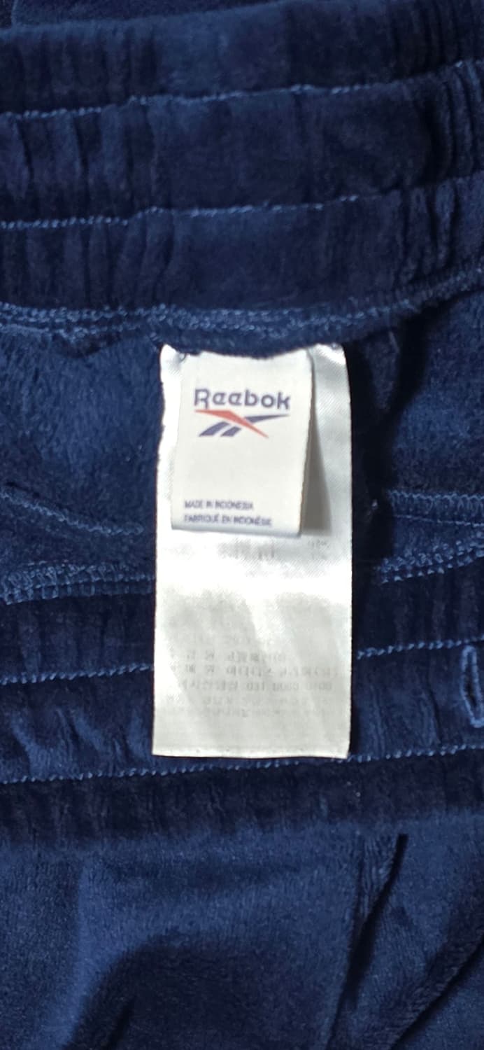 리복 여성 벨벳 트레이닝복 세트 네이비 XL 상품이미지5