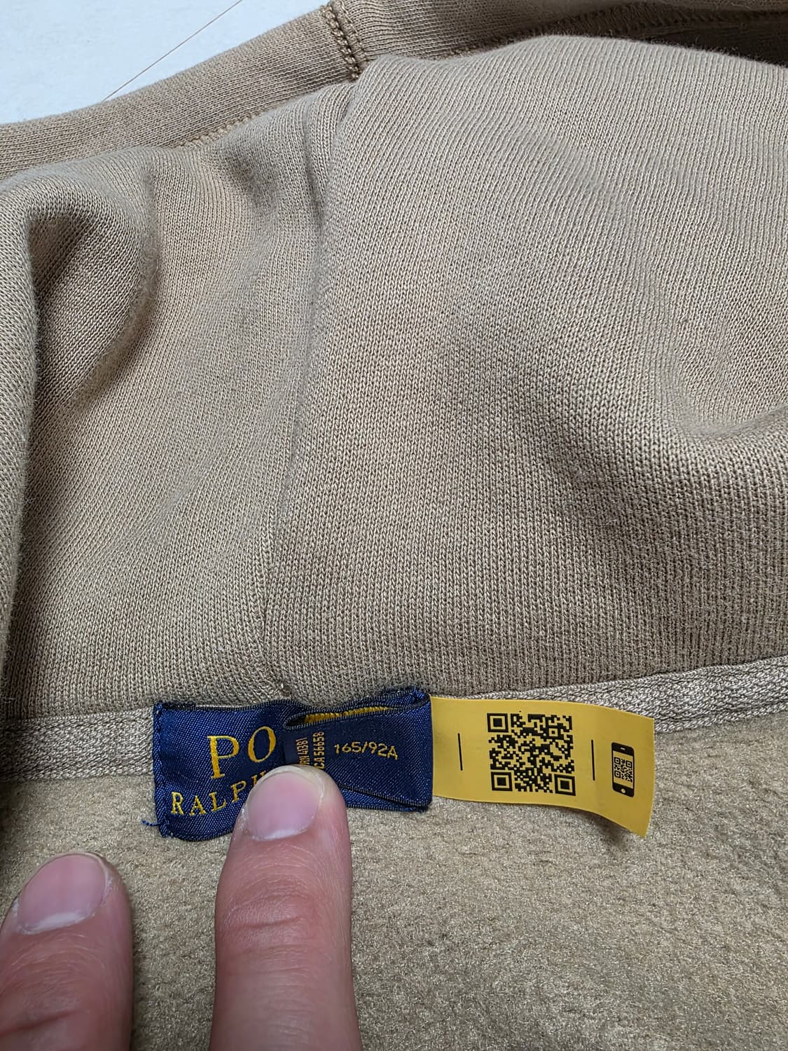 폴로 랄프로렌 후드집업 M사이즈 베이지색 여성55 M사이즈 여성 상품이미지4