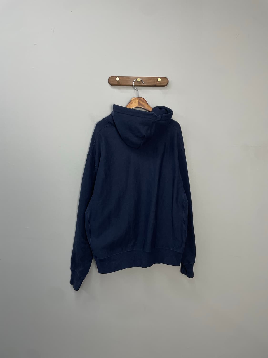 챔피온 리버스 위브 네이비 후드집업 H1352 상품이미지5