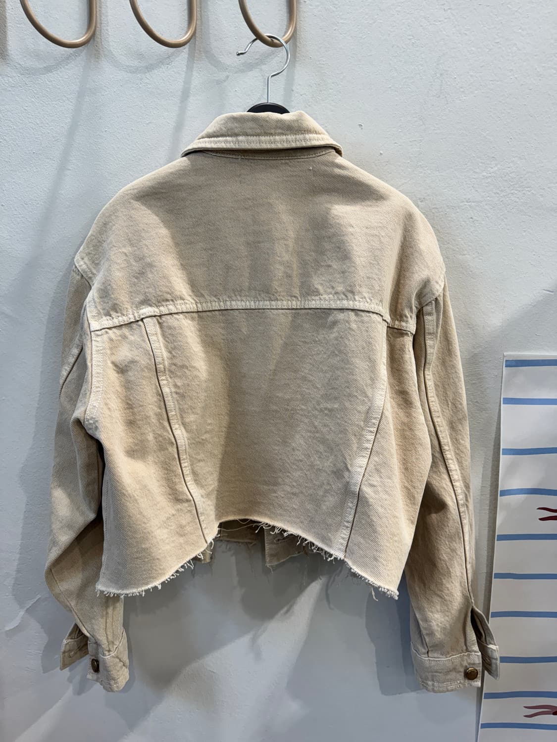 zara 크롭 데님자켓 상품이미지8