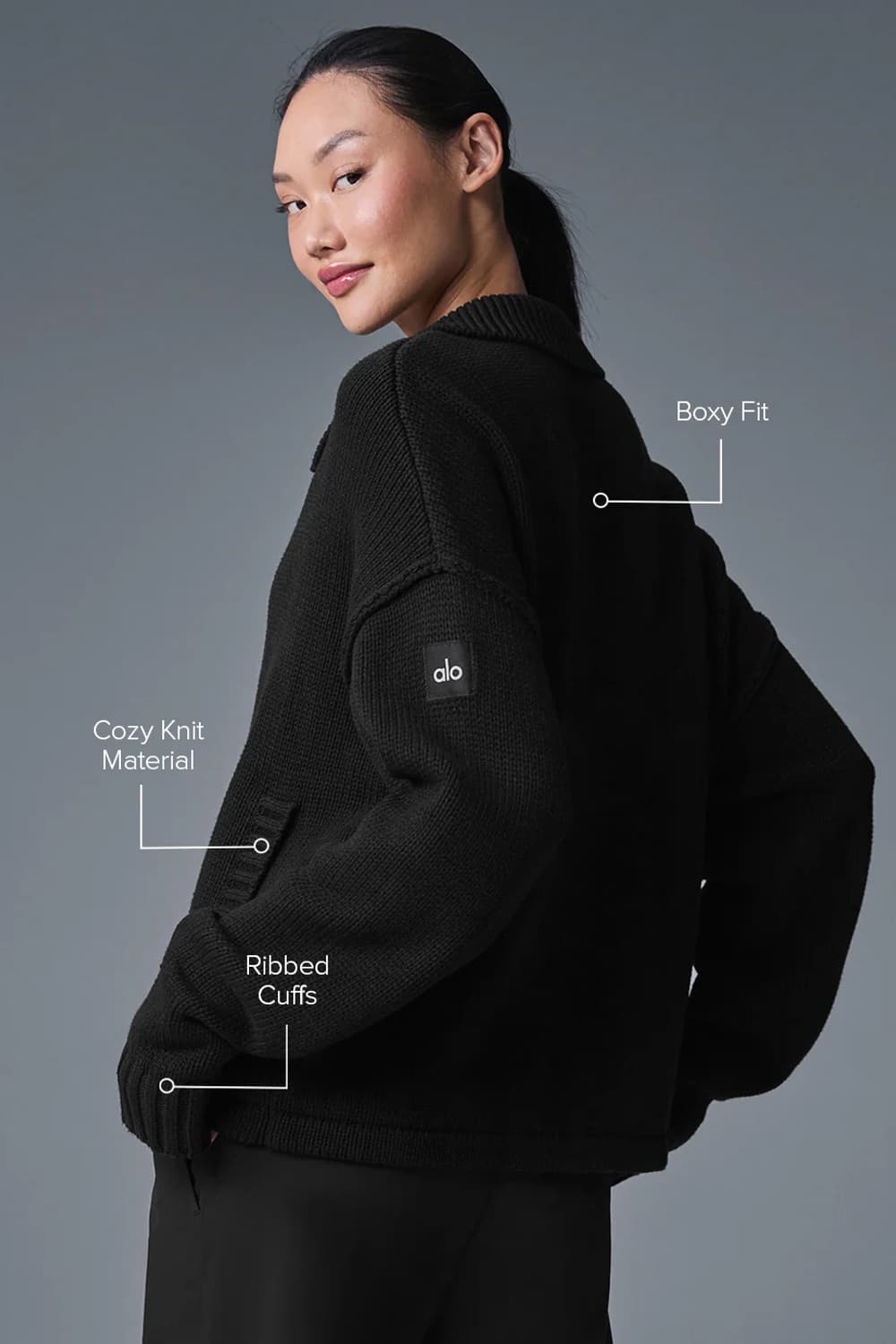 알로 헤리티지 풀 집 스웨터 상품이미지2