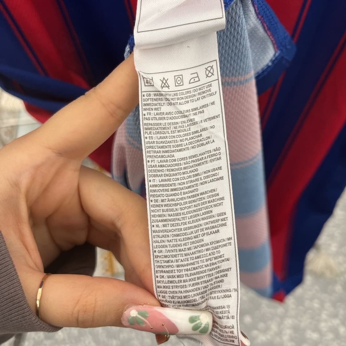 나이키 올드스쿨 바르셀로나 축구 유니폼 반팔티 XXL C11379 상품이미지6