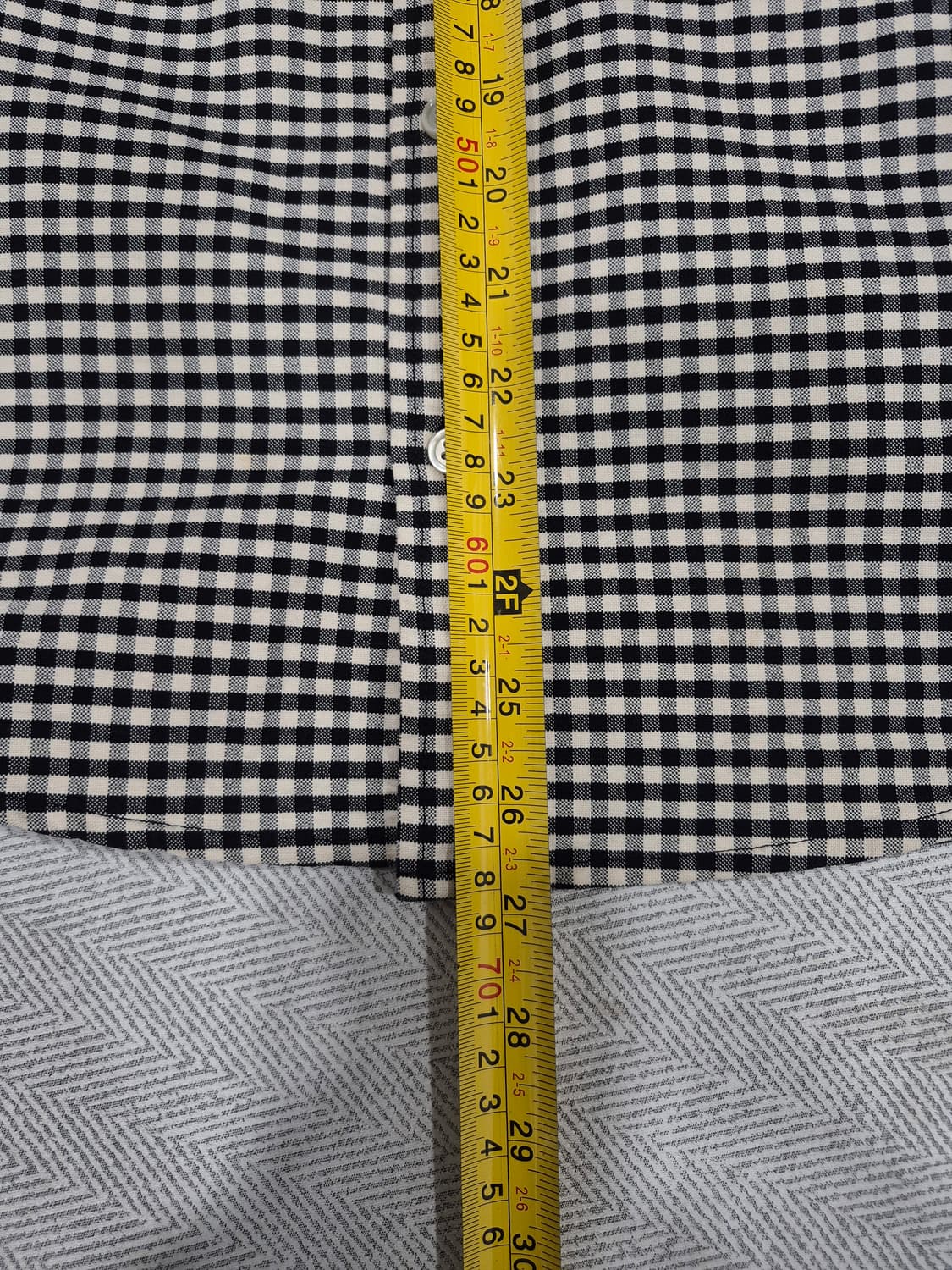 Carhartt 칼하트 블랙 화이트 체크 셔츠 남녀공용 XS~S사이즈 상품이미지10