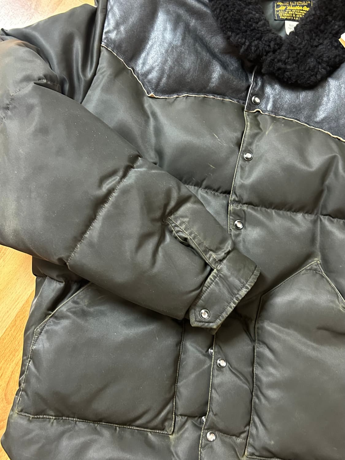 rrl 레더요크패딩 상품이미지4