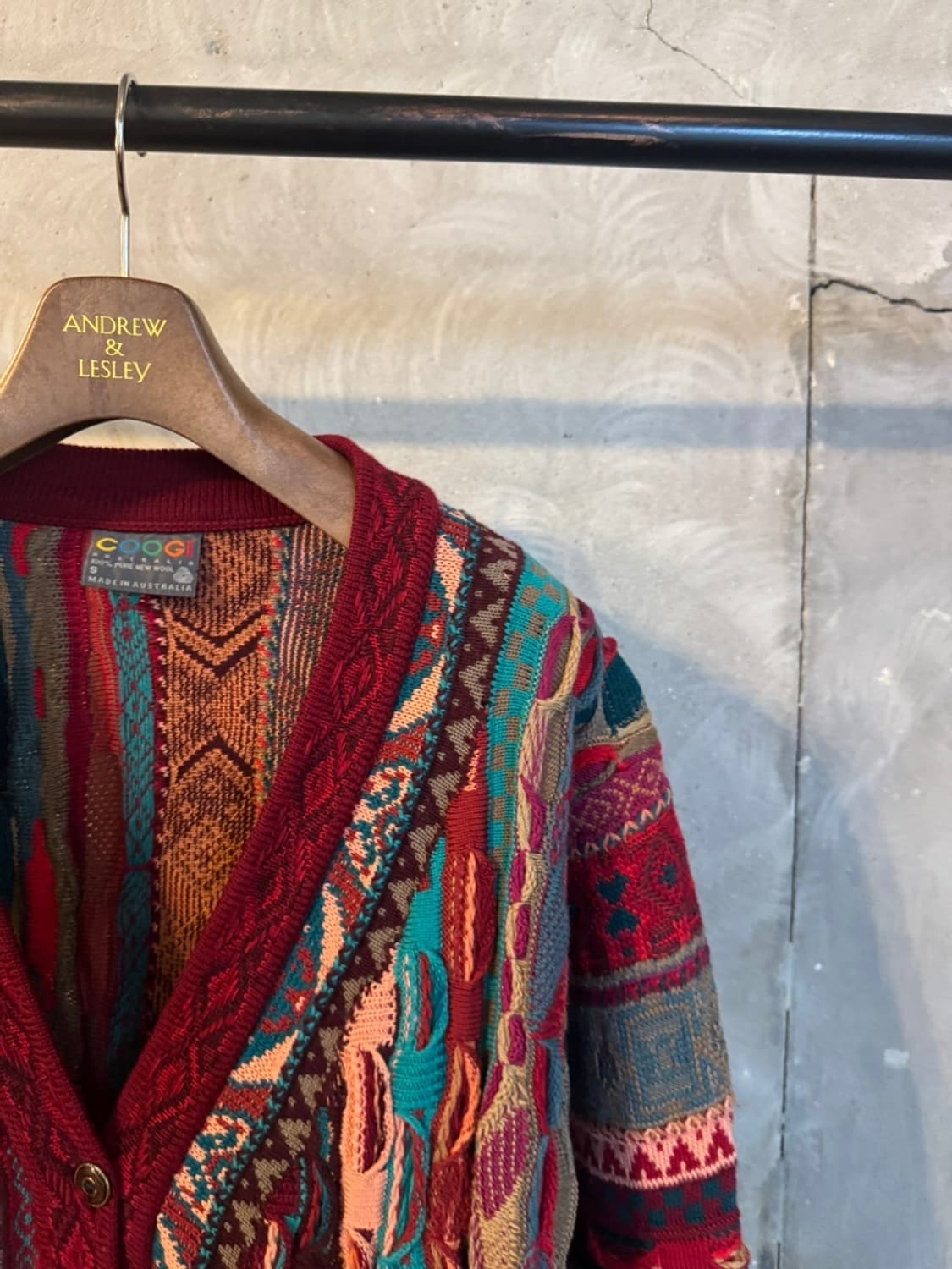 COOGI 쿠지 케이블 니트 가디건 66~77 상품이미지4