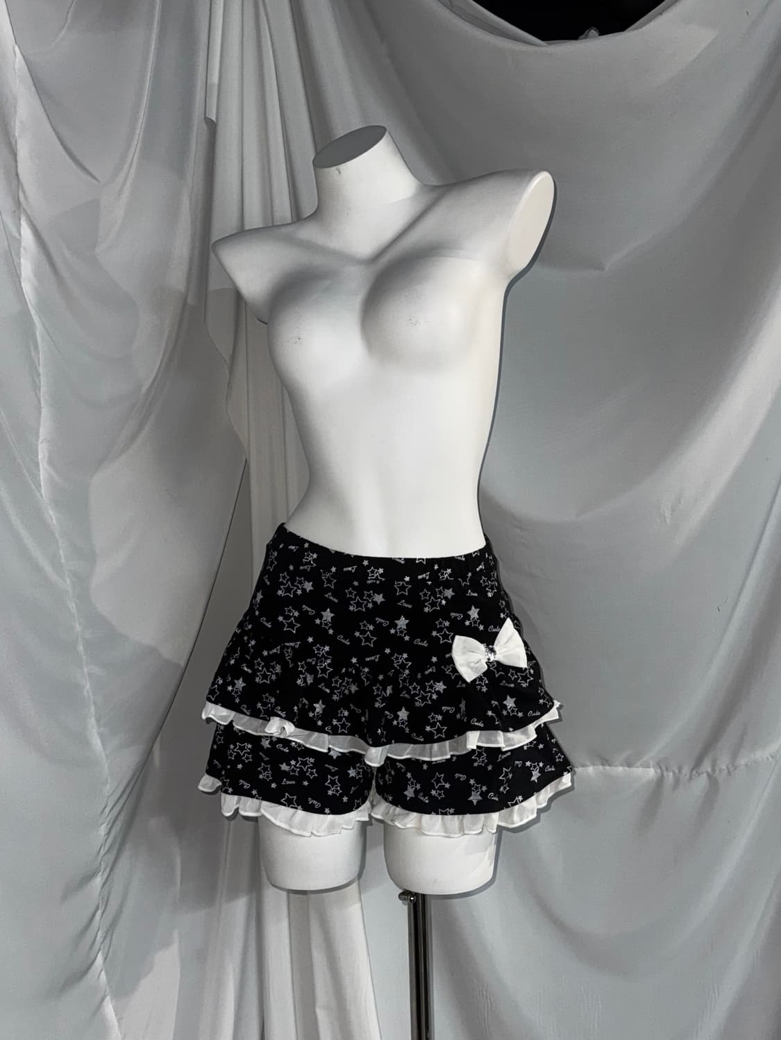 무채색 미와코깔 키치 데일리 하라주쿠 레오파드 코디세트 상품이미지2