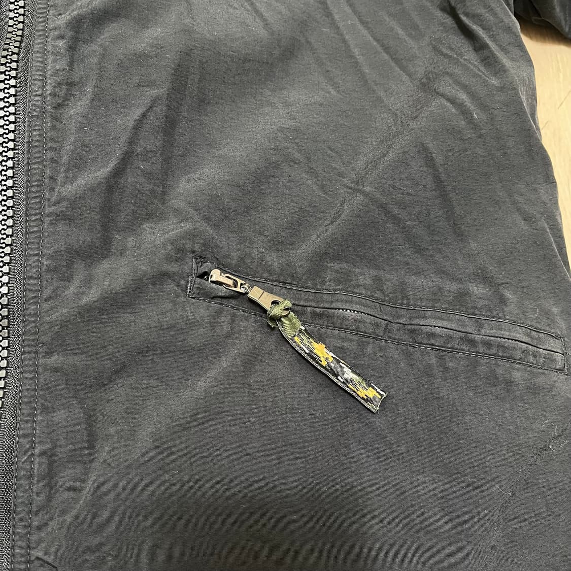 보이콧 BOYCOTT 남성 기모 후드 바람막이 자켓 M(95) 상품이미지6