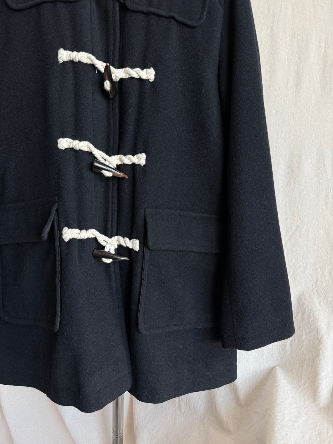 Back Number Letter 더플 코트 상품이미지3