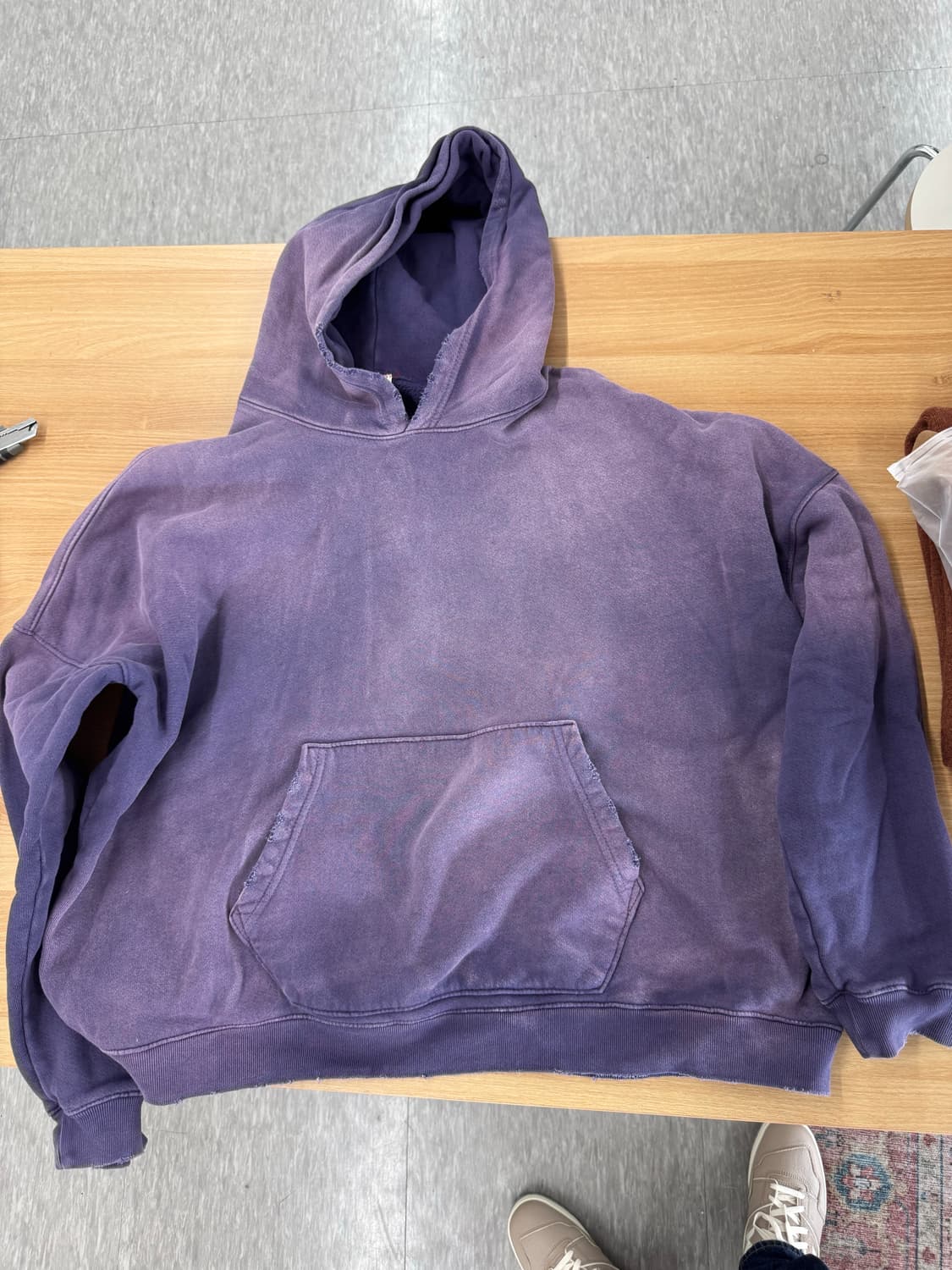 퍼플 데미지 후디  상품이미지2
