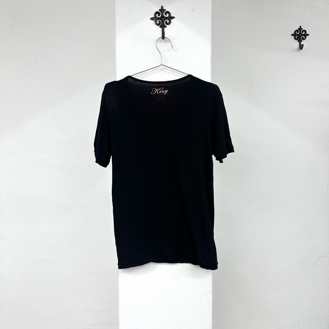 King print v neck short sleeve 상품이미지4