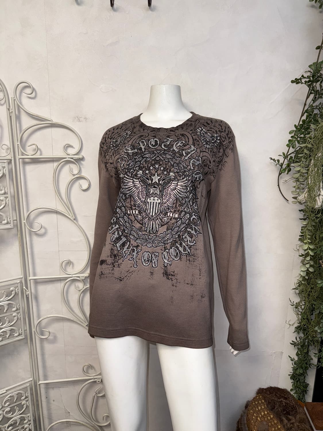 Prepotente ash brown oriental punk 긴팔티 상품이미지5