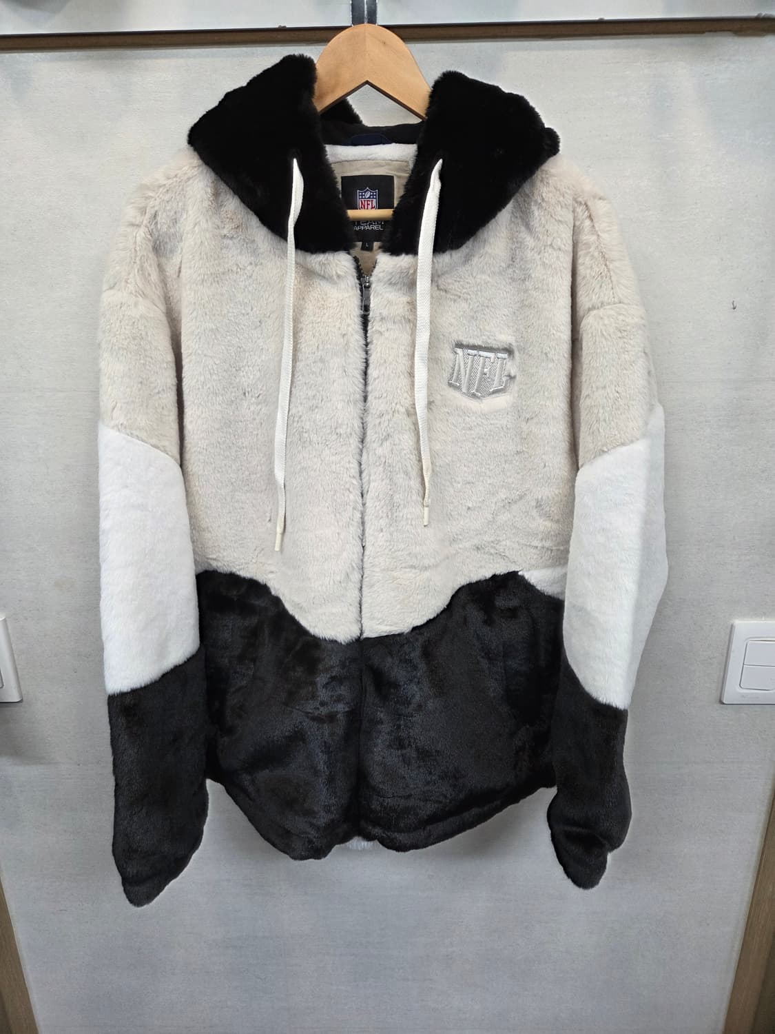 Nfl 엔트리 블록 페이크퍼 자켓 L 상품이미지1