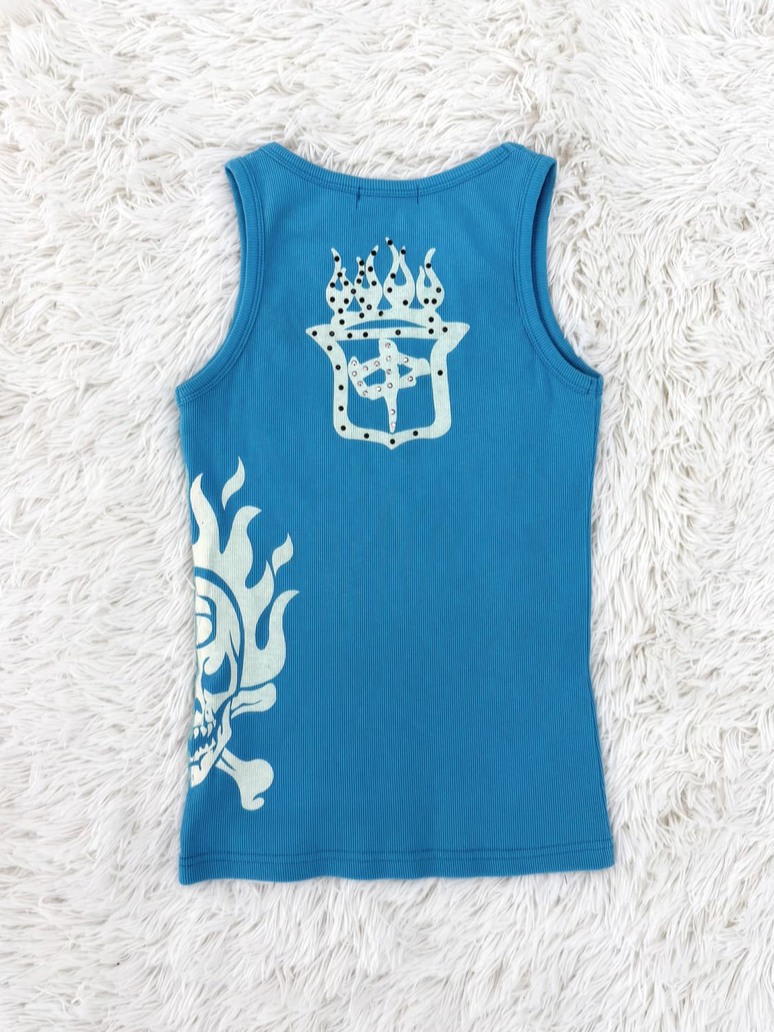 블루 캔디 스컬 탱크 상품이미지3