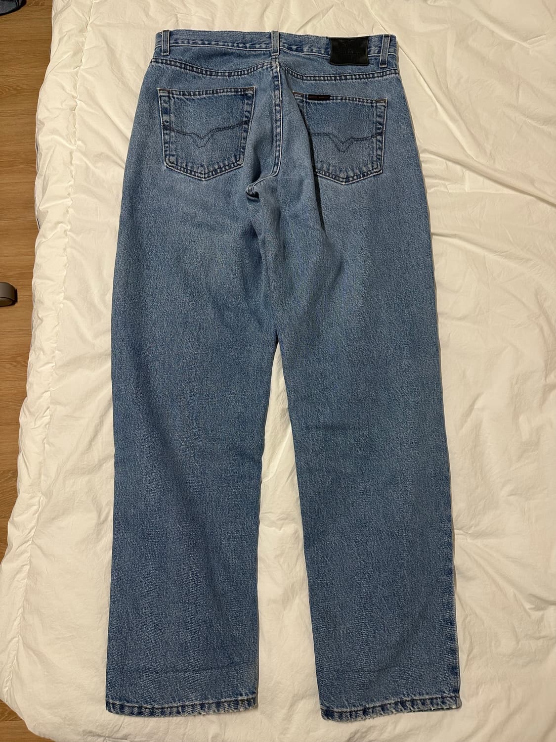 (33x32)할리데이비슨 00‘s 빈티지 연청 데님 청바지 상품이미지2