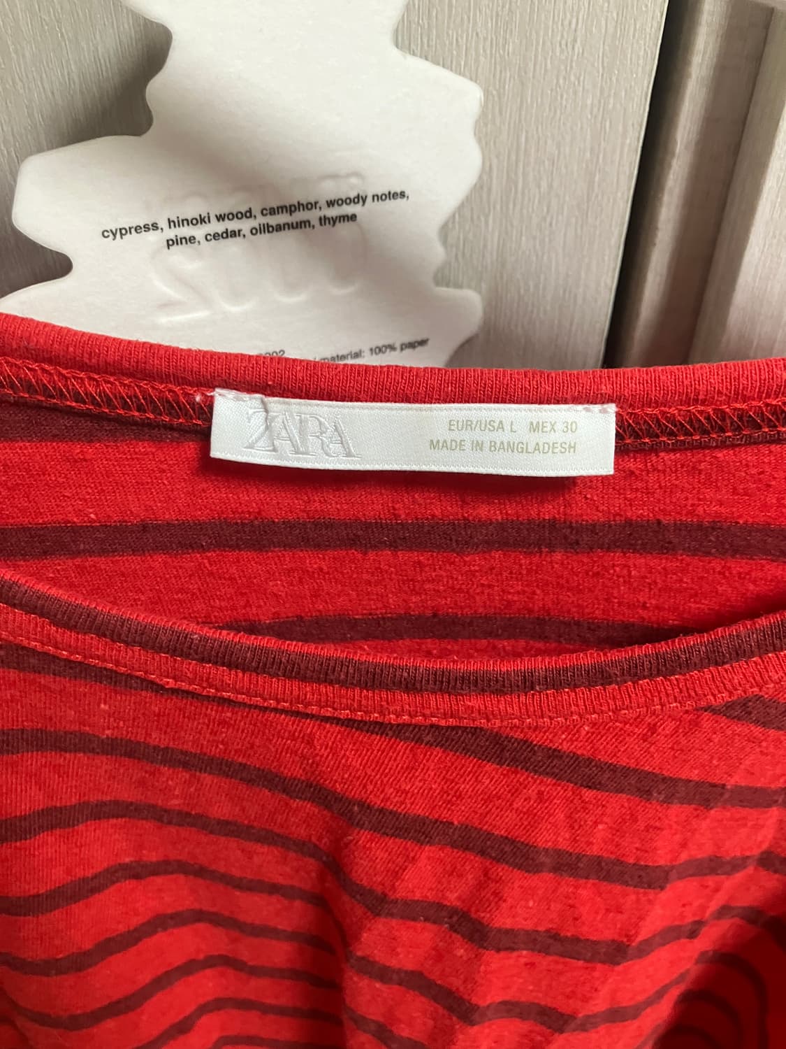 (L) 자라 스트라이프 티셔츠 커트코베인 상품이미지2