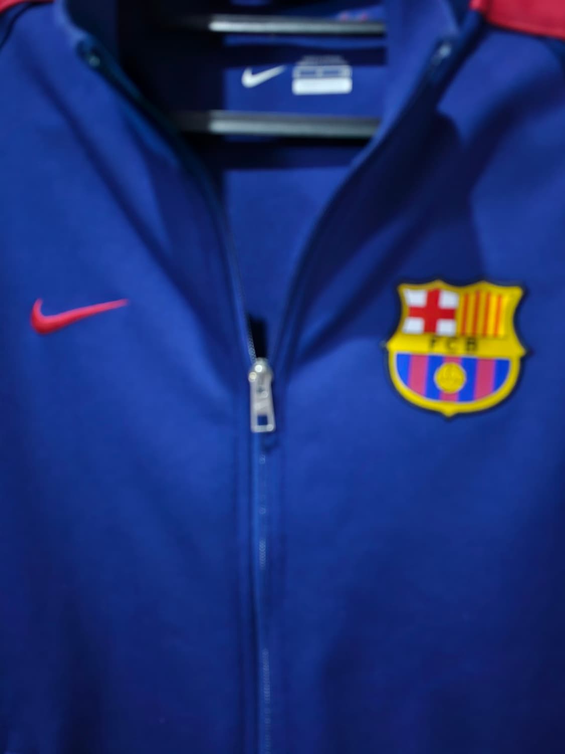 나이키 FC 바르셀로나 유니폼 트랙탑 저지 져지집업 90 / S 상품이미지2