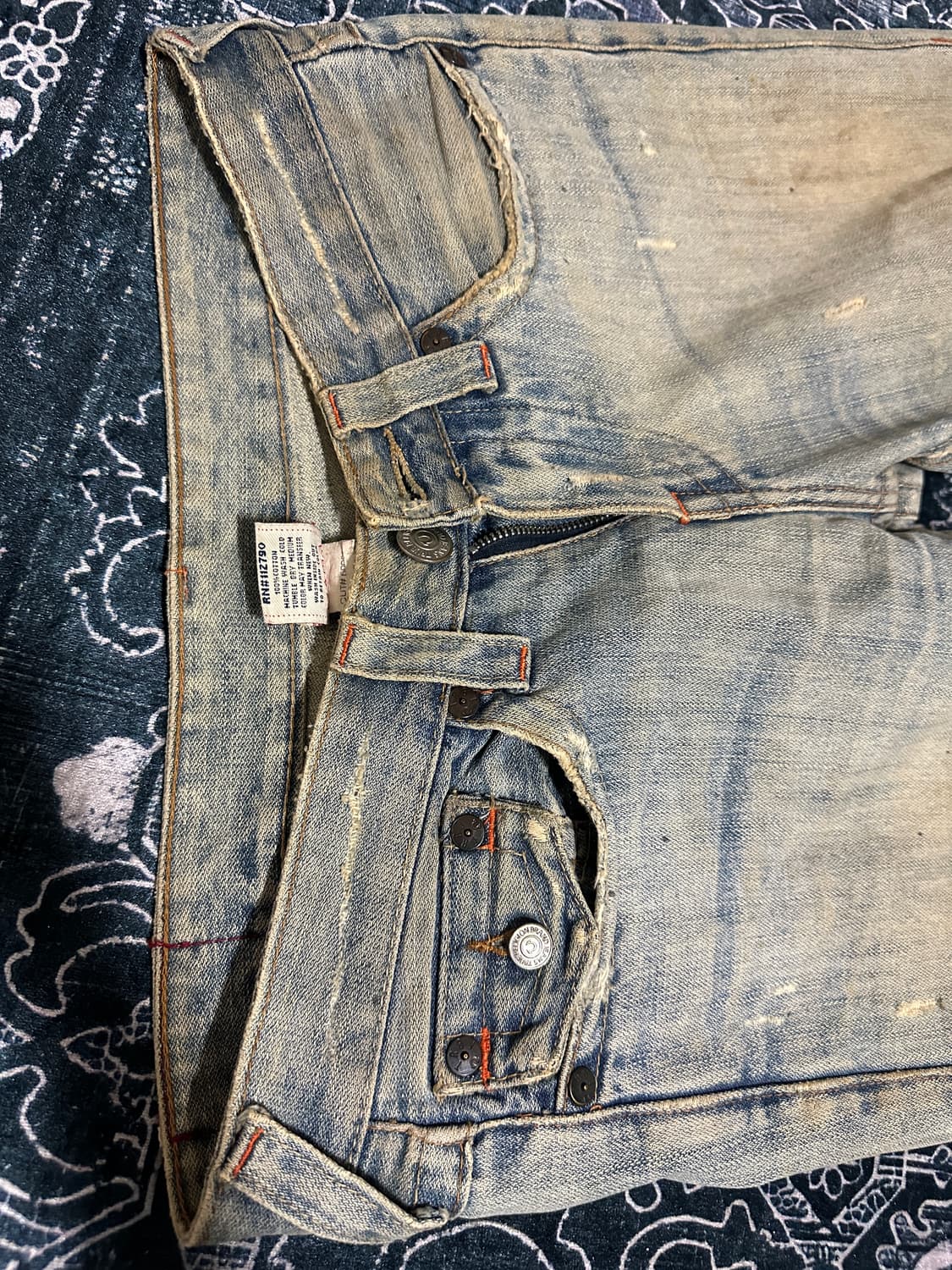 True religion mud washed flared jean 상품이미지7