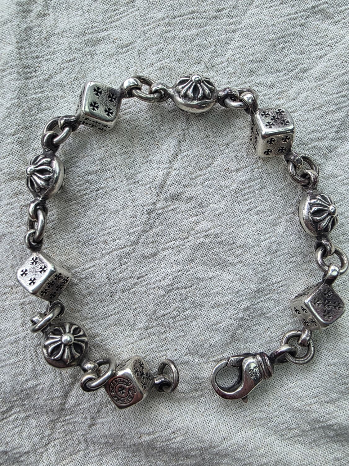 크롬하츠 다이스9링크 팔찌 본구성  상품이미지1